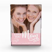 Liebe Sie Mama Beste Mama je benutzerdefinierter F Fotoblock (Vorderseite)