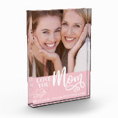 Liebe Sie Mama Beste Mama je benutzerdefinierter F Fotoblock (Links)