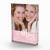 Liebe Sie Mama Beste Mama je benutzerdefinierter F Fotoblock (Rechts)