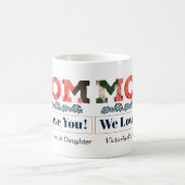 Liebe Sie Mama Blume Florals Persönlich Kaffeetasse (Mittel)