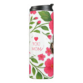 Liebe Sie Mama Bluthochröhrentumbler mit Foto Thermosbecher (Nach links gedreht)