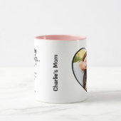 Liebe Sie Mama Custom Dog Foto & quote 2-seitig Tasse (Zentrum)