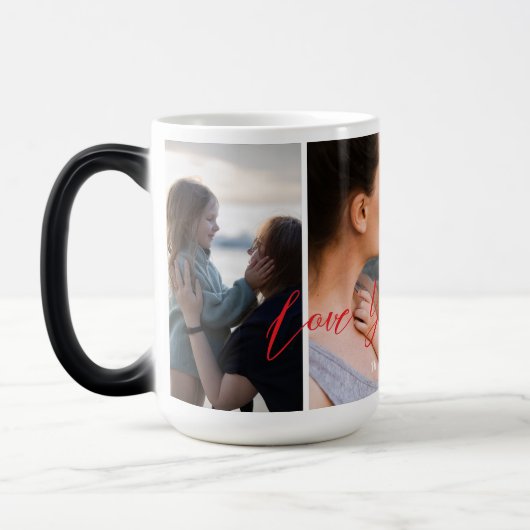 Liebe Sie Mama Danke Foto Verwandlungstasse (Links)