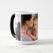 Liebe Sie Mama Danke Foto Verwandlungstasse (Vorderseite Links)