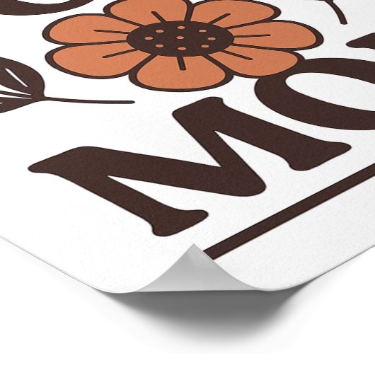 Liebe Sie Mama dekoratives Wall Poster (Ecke)