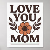 Liebe Sie Mama dekoratives Wall Poster (Vorne)