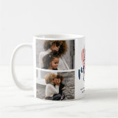 Liebe Sie Mama Drei Fotosammlungen Kaffeetasse (Links)