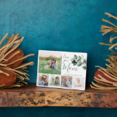 Liebe Sie Mama Familienfoto Collage Eukalyptus Fotoplatte (Seite)