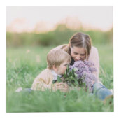 Liebe Sie Mama Familienfoto Collage Eukalyptus Würfel (Vorderseite)