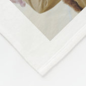 Liebe Sie Mama Familienfoto Collage Hydrangea Bläs Fleecedecke (Ecke)