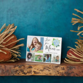 Liebe Sie Mama Familienfoto Collage Hydrangea Fotoplatte (Seite)