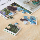 Liebe Sie Mama Familienfoto Collage Hydrangea Puzzle (Seite)
