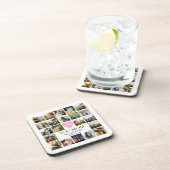 Liebe Sie Mama Foto Collage Mütter Tag Getränkeuntersetzer (Rechte Seite)