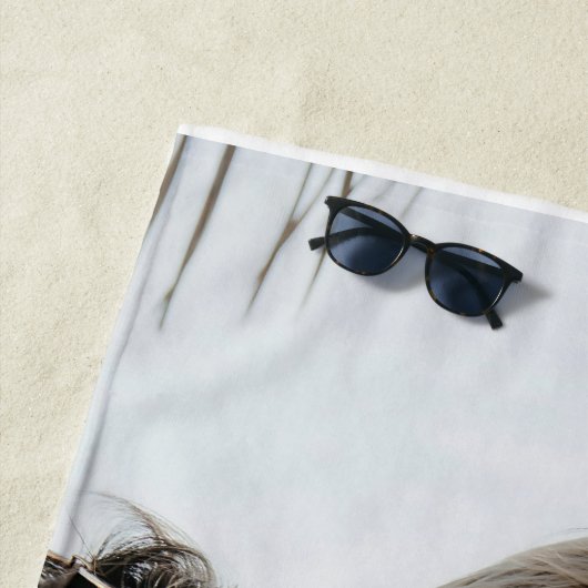 Liebe Sie Mama Foto Geschenk Strandtuch (Beispiel)