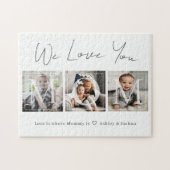 Liebe Sie Mama Foto Jigsaw Puzzle (Horizontal)