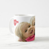 Liebe Sie Mama-Foto-Tasse Kaffeetasse (Vorderseite Links)