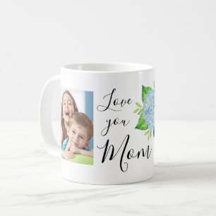 Liebe Sie Mama Fotos Hydrangea Kaffeetasse