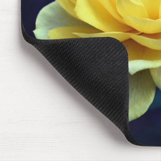 Liebe Sie Mama Gelbe Rose Blume Personalisiert Mousepad (Ecke)