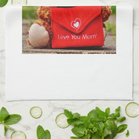 Liebe Sie Mama Geschirrtuch (Gefaltet)