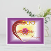 Liebe Sie Mama Glückliche Muttertagskarte Feiertagskarte (Stehend Vorderseite)