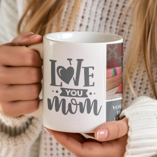 Liebe Sie Mama Graues Muttertagsgeschenk Kaffeetasse