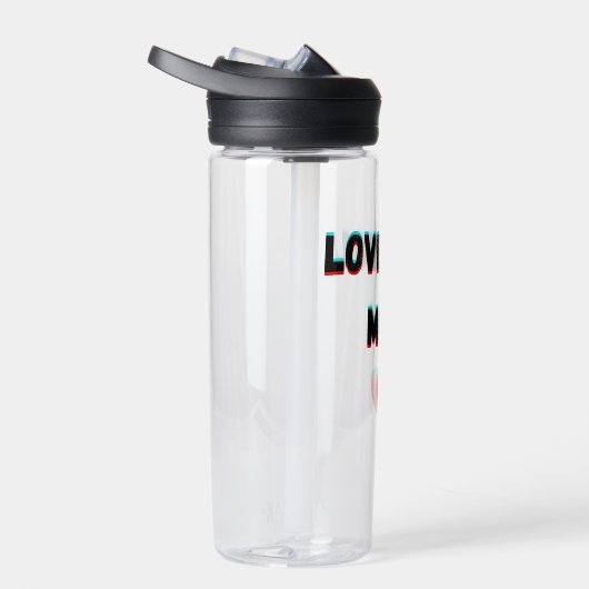 Liebe Sie Mama - Handgeschriebene Herzleistungstyp Trinkflasche (Rechts)