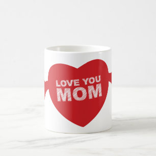 Liebe Sie Mama-Herz Kaffeetasse