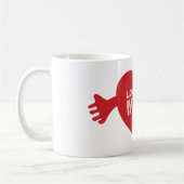Liebe Sie Mama-Herz Kaffeetasse (Links)