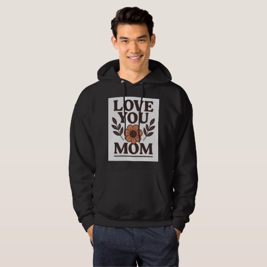 Liebe Sie Mama Herzlich Willkommen bei Mamas Hoodie (Vorne ganz)