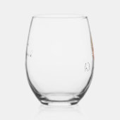 Liebe Sie Mama Herzliche benutzerdefinierte Foto-S Weinglas Ohne Stiel (Rechts)