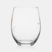 Liebe Sie Mama Herzliche benutzerdefinierte Foto-S Weinglas Ohne Stiel (Links)