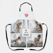 Liebe Sie Mama - Individuelle Foto Schürze für den (Vorderseite)