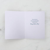 Liebe Sie Mama Inspirivity Blumenherz Lila Karte (Innenseite)