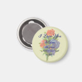 Liebe Sie Mama Iris Blume Personalisiert Magnet (Vorderseite/Rückseite)