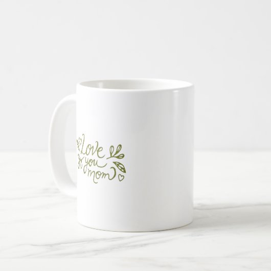 LIEBE SIE MAMA KAFFEETASSE (Vorderseite Links)