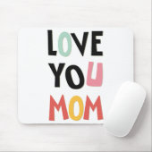 Liebe Sie Mama Maus-Pad Mousepad (Mit Mouse)