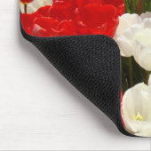Liebe Sie Mama! mousepads orange Rot-Tulpe-Blumen (Ecke)