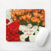 Liebe Sie Mama! mousepads orange Rot-Tulpe-Blumen (Mit Mouse)