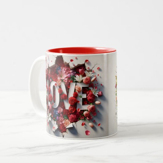 Liebe Sie Mama Mütter Tag Tasse (Vorderseite Links)