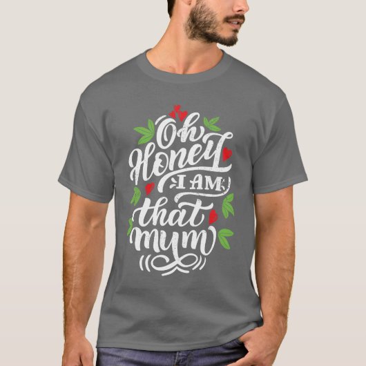 Liebe Sie Mama Mütter Tagesdesign T-Shirt (Vorderseite)