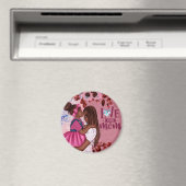 Liebe Sie Mama Mutter und Kind Muttertag Magnet (In Situ (Geschirrspüler))