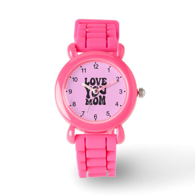 Liebe Sie Mama Muttertag Design-51727 Armbanduhr (Vorderseite)