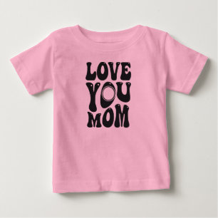 Liebe Sie Mama Muttertag Design-51727 Baby T-shirt
