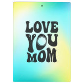 Liebe Sie Mama Muttertag Design-51727 Klemmbrett (Rückseite)