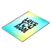Liebe Sie Mama Muttertag Design-51727 Notizblock (Linke Seite)