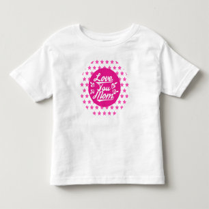 Liebe Sie Mama - Muttertagskreis-Design-11096 Kleinkind T-shirt
