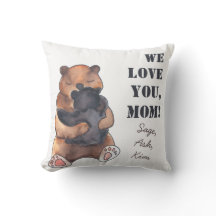 Liebe Sie Mama Niedlicher Baby-Bear-Umarmung