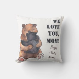 Liebe Sie Mama Niedlicher Baby-Bear-Umarmung Kissen