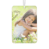 Liebe Sie Mama Personalisiertes Foto Herzform Autolufterfrischer (Rückseite)