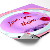 Liebe Sie Mama Poster (Ecke)